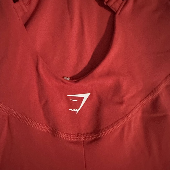 Gymshark one piece never worn. Adjustable straps. Size small color Sundried Red - Picture 3 of 5